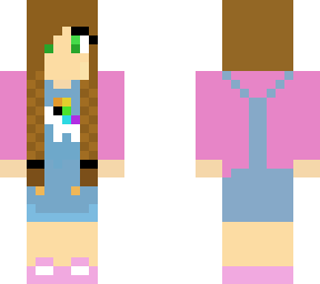 cute unicorn overall girl