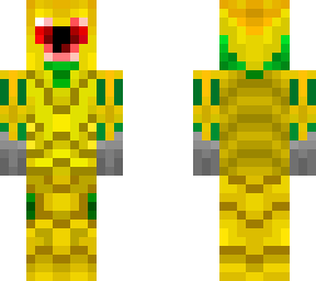emerald eye in golden armor