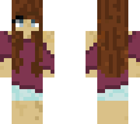 girl brown hair