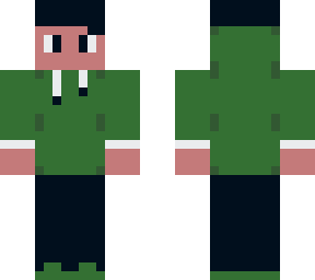 green hoodie boy skin