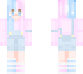 kawaii pastel overalls (girls)