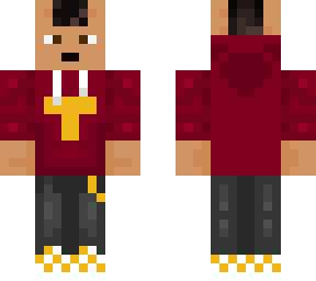 mohawk red hoodie