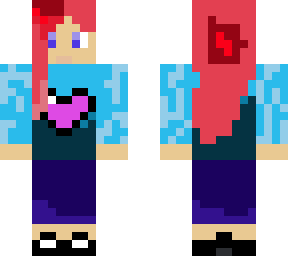pink haired girl