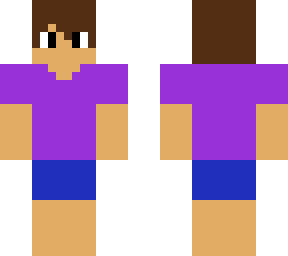purple shirt boy