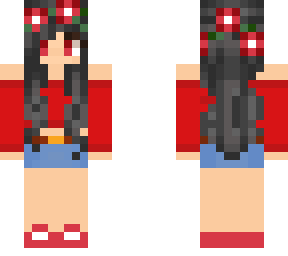 red and black