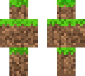 stacked grass blocks