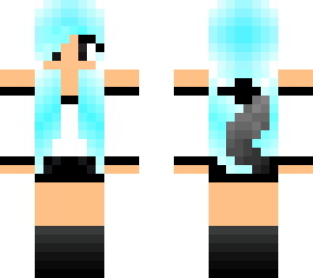 white and black wolf girl fixed!