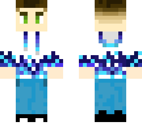 white and blue fire hoodie