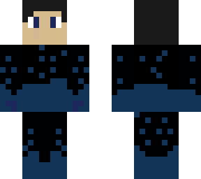 blue fire man