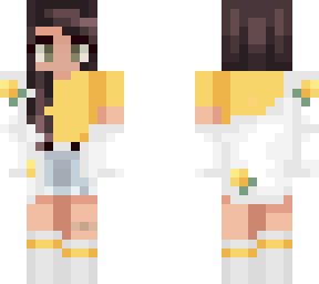 girl in yellow
