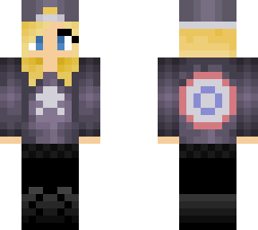 girl pastell captain america