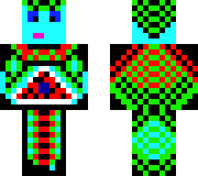 green red