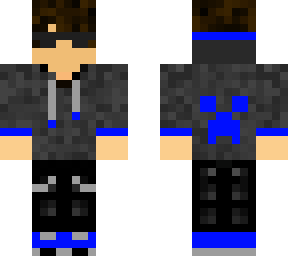 guy in blue creeper hoddie