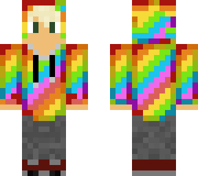 guy in rainbow sweatshirt