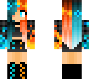 ice and fire girl edit