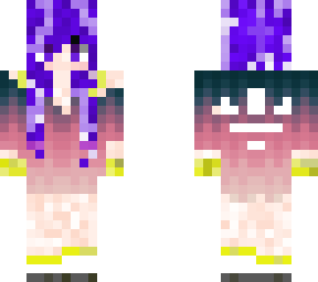light purple ombre girl skin