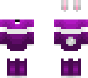 magenta and purple bunny suit - ob