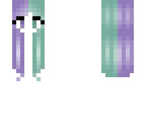 pastel green and purple hairbase