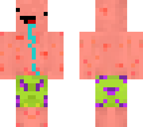 patrick star from sponge bob with a derp face (remake)