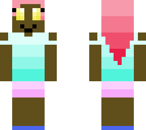 pink and cyan