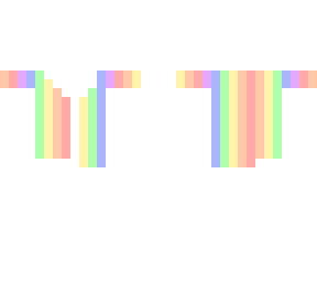 rainbow button up
