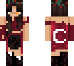 witch skin with berry crown (read description for use)