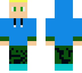 blue hoodie dood