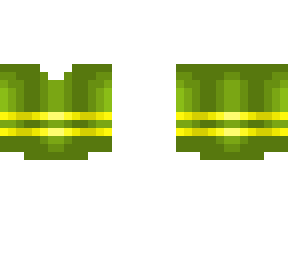 casual weed green sweater w/ yellow stripes