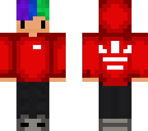 chibi boy red hoodie