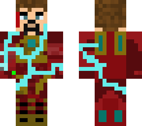 iron man suit on (endgame )