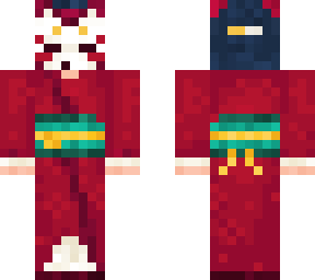 japanese kitsune kimono (pair pt.2) (edited)