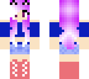 nya purple hair girl