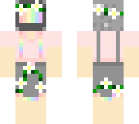 pastel pride computer head with flower crowns