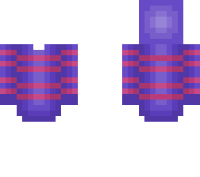 purpleish blue hoodie - magenta stripes - ob