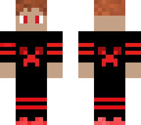 red & black boy