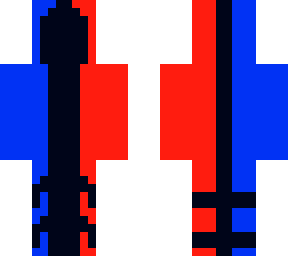 red and blue moon walker