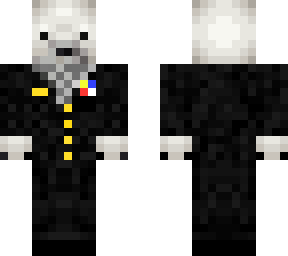 secret agent polar bear with beard
