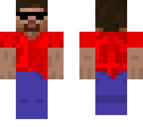 steve in red w/ glasses
