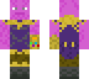 thanos (with his gauntlet)