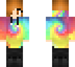 tie dye hoodie girl