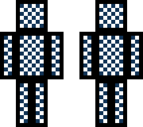 white and blue