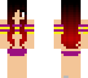 yellow and purple bikini