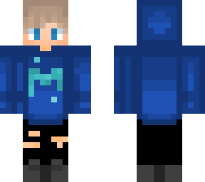 blue boy m hoodie