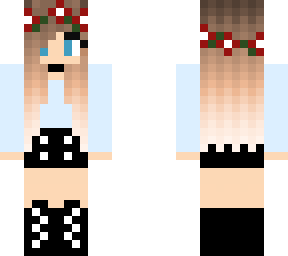 Blue eyed brunette | Minecraft Skin