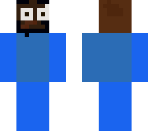 blue man