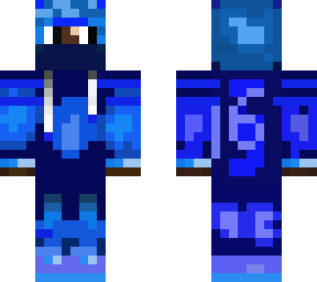 blue ninja fighter