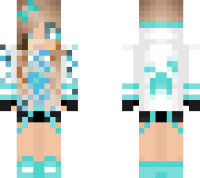 cool blue girl
