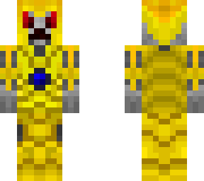 creeper robot in gold armor