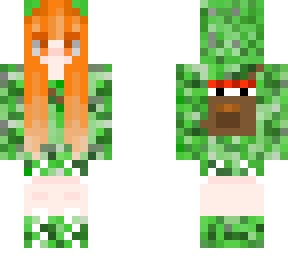 cute hoodie creeper girl