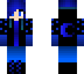 dark bluemoon (open hoodie)